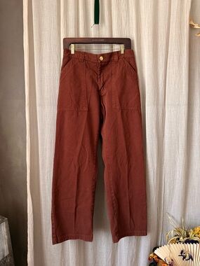 Big Bud Press mid-rise work pants fudgesicle brown